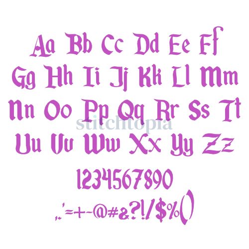 Disney Land Embroidery Font .75" 1" 1.25" 1.5" 2" - Image 2