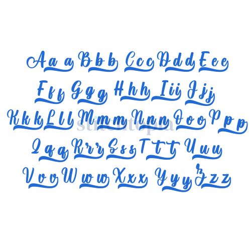 Wild Aviary Embroidery Font 1" 1.25" 1.5" 2" 2.5" - Image 2