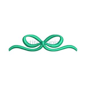 *  Bow Embroidery Design